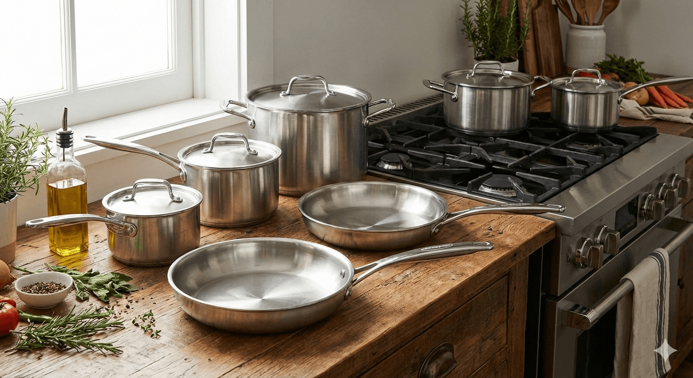 Stainless Steel Pans That Last Generations: Demeyere, BK & De Buyer